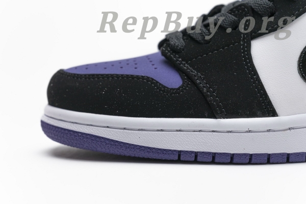 Top Version Air Jordan 1 Low Court Purple 553558-125 - 图片 14