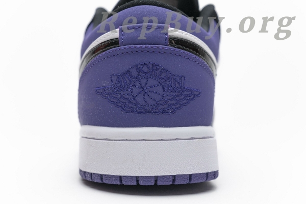 Top Version Air Jordan 1 Low Court Purple 553558-125 - 图片 11
