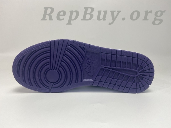 Top Version Air Jordan 1 Low Court Purple White 553558-500 - Image 4