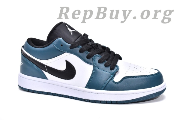 Top Version Air Jordan 1 Low Dark Teal 553558-411 - 图片 3