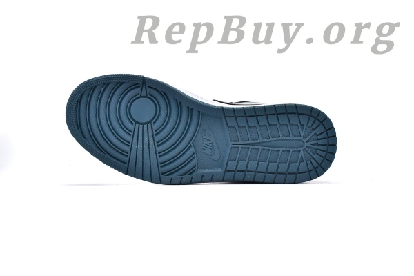 Top Version Air Jordan 1 Low Dark Teal 553558-411 - 图片 4