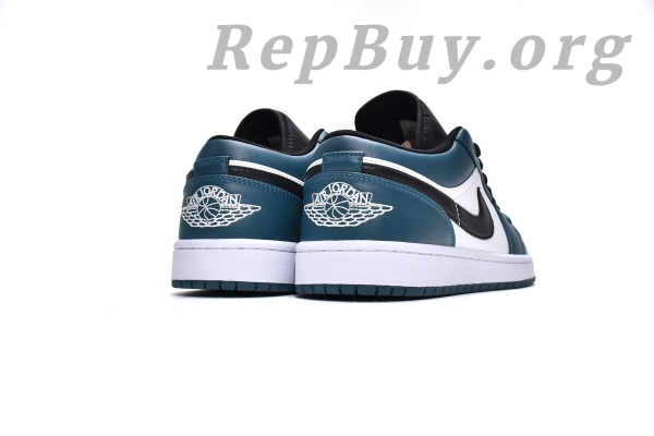 Top Version Air Jordan 1 Low Dark Teal 553558-411 - 图片 5