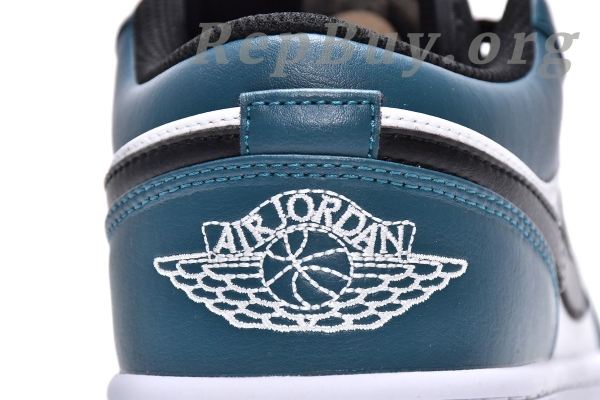 Top Version Air Jordan 1 Low Dark Teal 553558-411 - 图片 8