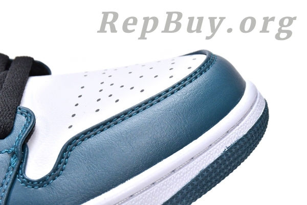 Top Version Air Jordan 1 Low Dark Teal 553558-411 - 图片 10