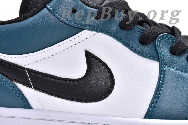 Top Version Air Jordan 1 Low Dark Teal 553558-411 - 图片 9
