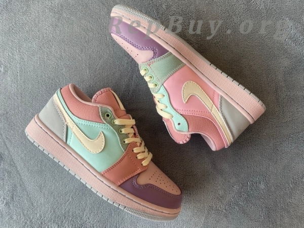 Top Version Air Jordan 1 Low Easter Pastel DJ5196-615 - 图片 6