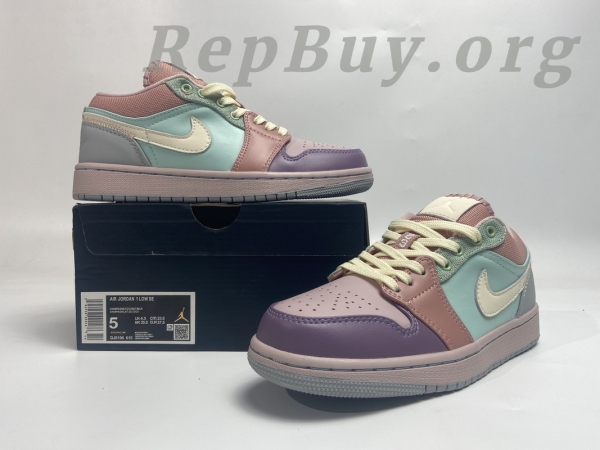 Top Version Air Jordan 1 Low Easter Pastel DJ5196-615 - 图片 15
