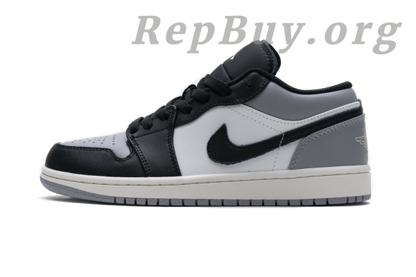 Top Version Air Jordan 1 Low Grey Toe 553558-110 - 图片 2