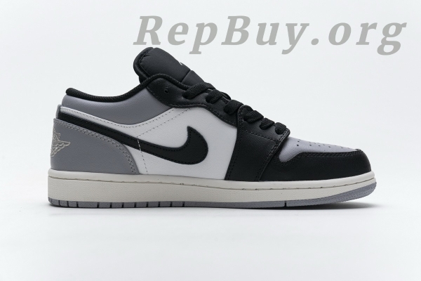 Top Version Air Jordan 1 Low Grey Toe 553558-110 - 图片 3