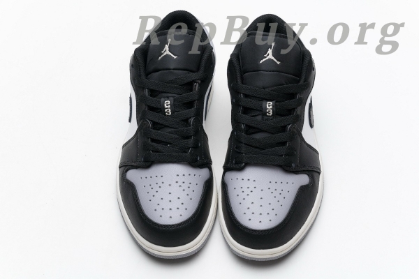 Top Version Air Jordan 1 Low Grey Toe 553558-110 - 图片 8