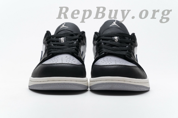 Top Version Air Jordan 1 Low Grey Toe 553558-110 - 图片 7