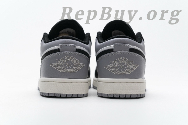 Top Version Air Jordan 1 Low Grey Toe 553558-110 - 图片 5