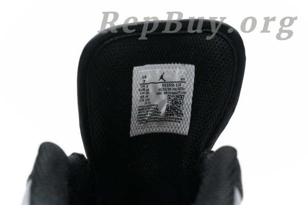 Top Version Air Jordan 1 Low Grey Toe 553558-110 - 图片 9