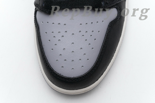 Top Version Air Jordan 1 Low Grey Toe 553558-110 - 图片 13