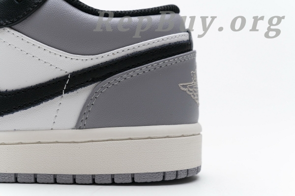 Top Version Air Jordan 1 Low Grey Toe 553558-110 - 图片 16