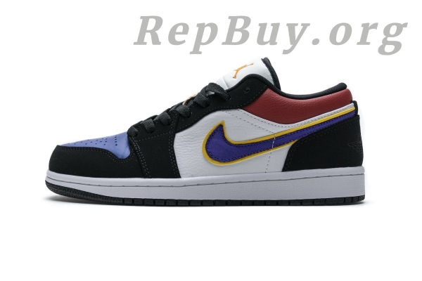 Top Version Air Jordan 1 Low Lakers Top 3 CJ9216-051 - Image 2