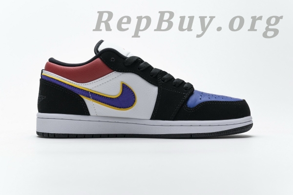 Top Version Air Jordan 1 Low Lakers Top 3 CJ9216-051 - Image 3
