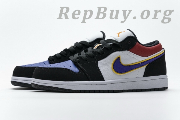 Top Version Air Jordan 1 Low Lakers Top 3 CJ9216-051 - Image 6