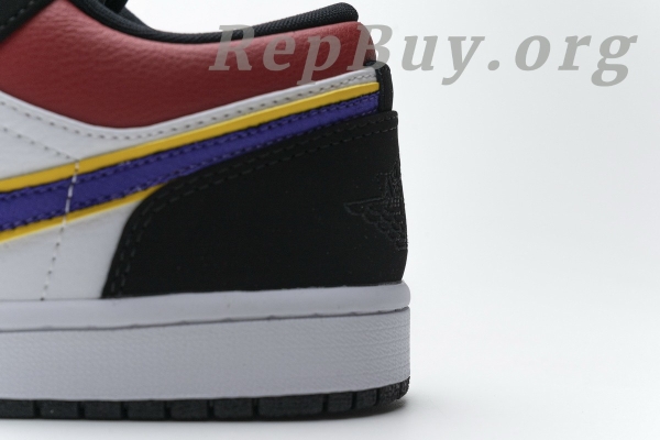 Top Version Air Jordan 1 Low Lakers Top 3 CJ9216-051 - Image 12