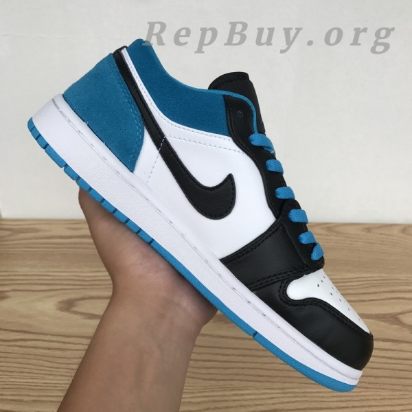 Top Version Air Jordan 1 Low Laser Blue (GS) CT1564-004 - Image 4