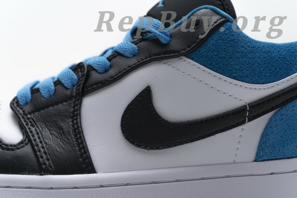 Top Version Air Jordan 1 Low Laser Blue (GS) CT1564-004 - Image 14