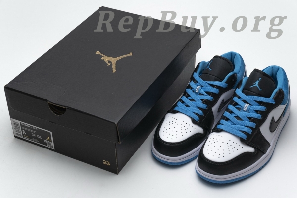 Top Version Air Jordan 1 Low Laser Blue (GS) CT1564-004 - Image 16