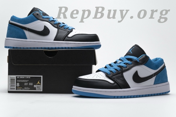 Top Version Air Jordan 1 Low Laser Blue (GS) CT1564-004 - Image 17