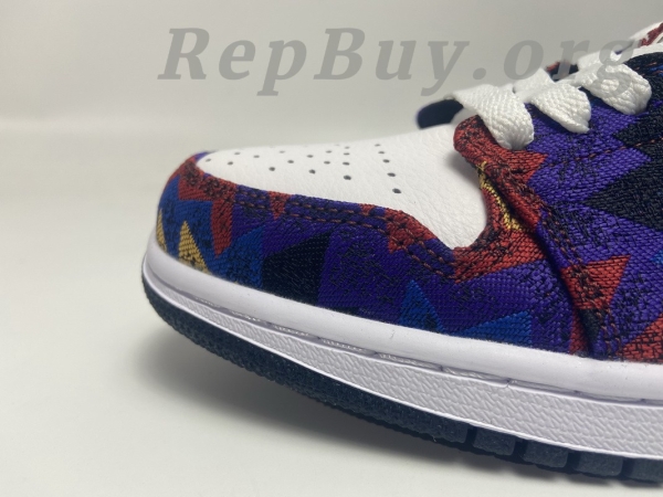 Top Version Air Jordan 1 Low Nothing But Net CZ8659-100 - Image 8