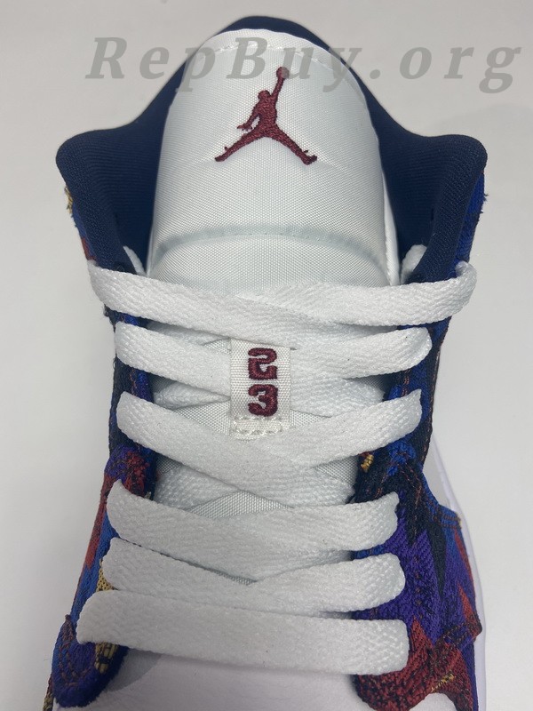 Top Version Air Jordan 1 Low Nothing But Net CZ8659-100 - Image 9