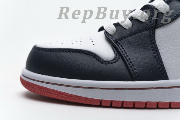 Top Version Air Jordan 1 Low Obsidian Ember Glow 553558-481 - Image 12