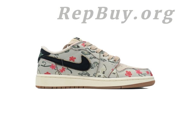 Top Version Air Jordan 1 Low OG, High Quality Replica Jordan 1 Low, Best Copy AJ1 Low OG Cranes, Rui Hachimura Oatmeal Sneakers, HV8239-100 Reps, 1:1 Replica Jordan Shoes, Premium Fake Air Jordan 1