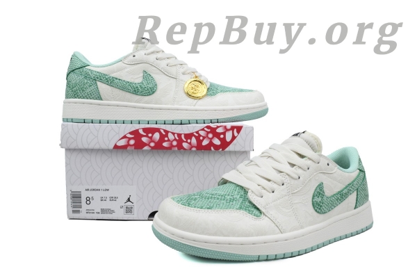 Top Version Air Jordan 1 Low OG Year of the Snake HF3144-100 - Image 10