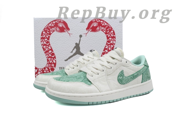 Top Version Air Jordan 1 Low OG Year of the Snake HF3144-100 - Image 11