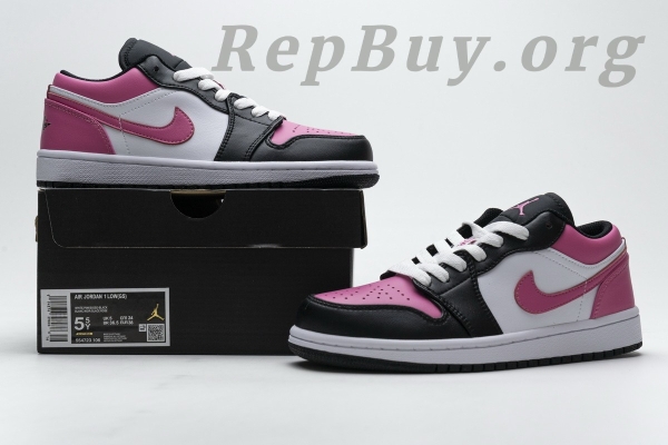 Top Version Air Jordan 1 Low Pinksicle (GS) 554723-106 - 图片 19