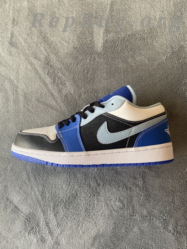 Top Version Air Jordan 1 Low Racer Blue White DH0206-400 - Image 2