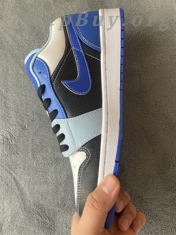 Top Version Air Jordan 1 Low Racer Blue White DH0206-400 - Image 6