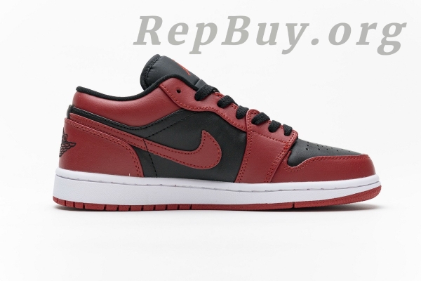 Top Version Air Jordan 1 Low Reverse Bred 553558-606 - 图片 3