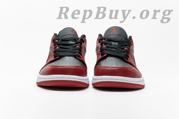 Top Version Air Jordan 1 Low Reverse Bred 553558-606 - 图片 7