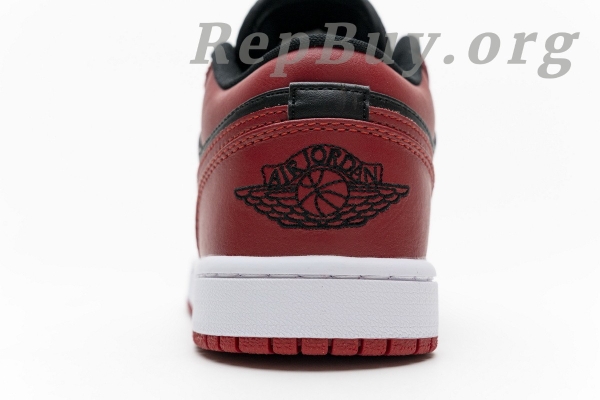 Top Version Air Jordan 1 Low Reverse Bred 553558-606 - 图片 17