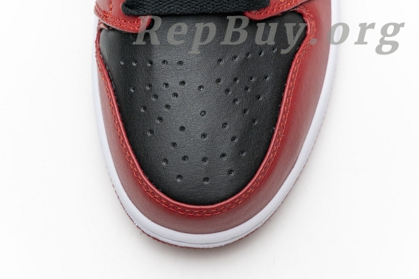 Top Version Air Jordan 1 Low Reverse Bred 553558-606 - 图片 13