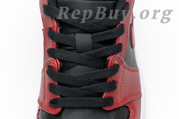 Top Version Air Jordan 1 Low Reverse Bred 553558-606 - 图片 12