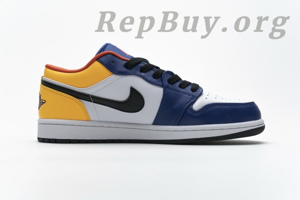 Top Version Air Jordan 1 Low Royal Yellow 553558-123 - 图片 3