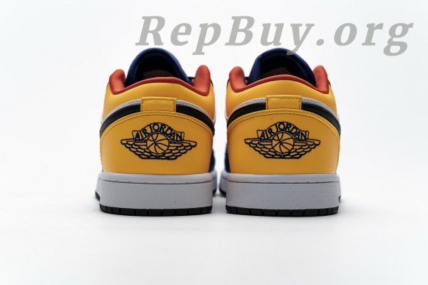 Top Version Air Jordan 1 Low Royal Yellow 553558-123 - 图片 5