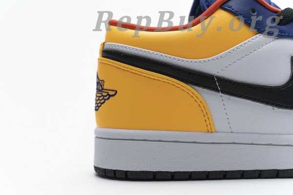 Top Version Air Jordan 1 Low Royal Yellow 553558-123 - 图片 12