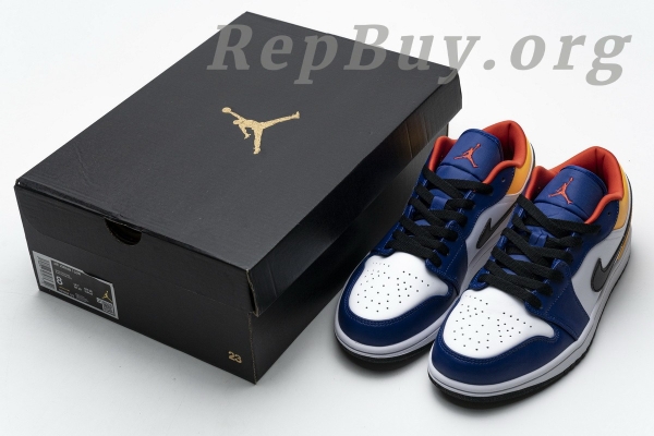 Top Version Air Jordan 1 Low Royal Yellow 553558-123 - 图片 18