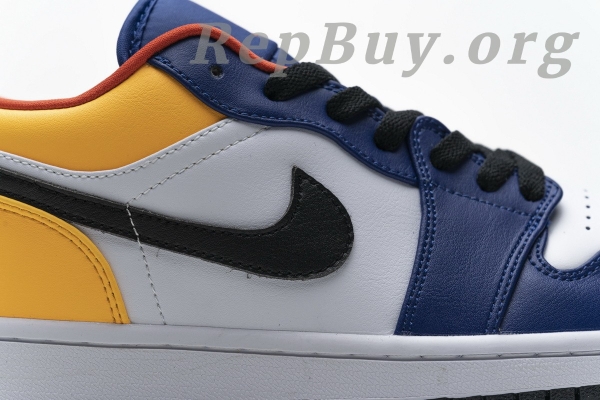 Top Version Air Jordan 1 Low Royal Yellow 553558-123 - 图片 13