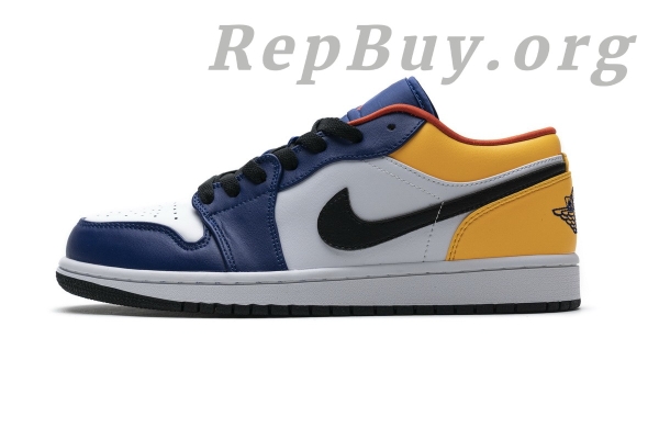 Top Version Air Jordan 1 Low Royal Yellow 553558-123