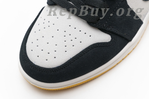 Top Version Air Jordan 1 Low Sail University Gold Black 553558-127 - Image 14