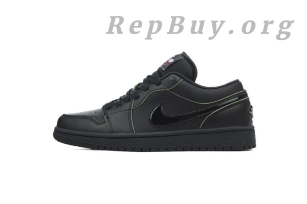Top Version Air Jordan 1 Low SE 'Black Cat Mascot' HM3690-001