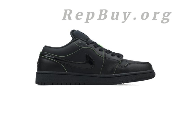 Top Version Air Jordan 1 Low SE 'Black Cat Mascot' HM3690-001 - Image 2
